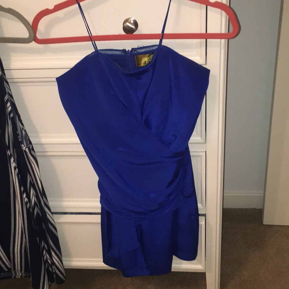 Blue Nicole miller dress